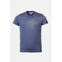 Camiseta Horze Wilda Young Rider de manga corta Gris