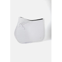 Manta de silla unisex Horze Symphony Blanco / azul turquesa Manta de silla unisex Horze Symphony Blanco / azul turquesa
