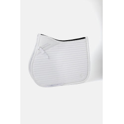 Manta de silla unisex Horze Symphony Blanco / azul turquesa