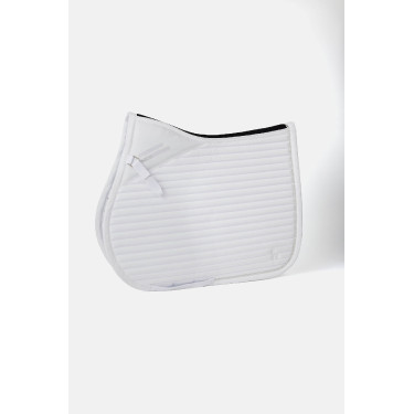 Manta de silla unisex Horze Symphony Blanco / azul turquesa