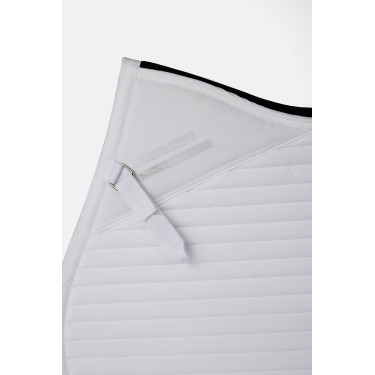 Manta de silla unisex Horze Symphony Blanco / azul turquesa