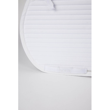 Manta de silla unisex Horze Symphony Blanco / azul turquesa