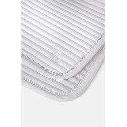 Manta de silla unisex Horze Symphony Blanco / azul turquesa