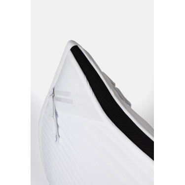 Manta de silla unisex Horze Symphony Blanco / azul turquesa