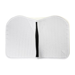 Manta de silla unisex Horze Symphony Blanco / azul turquesa