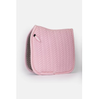 Manta de doma Horze Velvet Wave Rosa pálido
