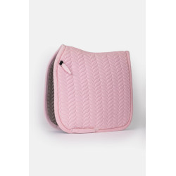 Manta de doma Horze Velvet Wave Rosa pálido