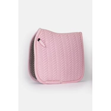 Manta de doma Horze Velvet Wave Rosa pálido