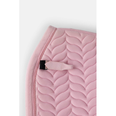 Manta de doma Horze Velvet Wave Rosa pálido