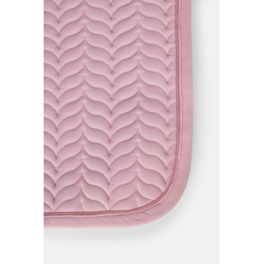 Manta de doma Horze Velvet Wave Rosa pálido
