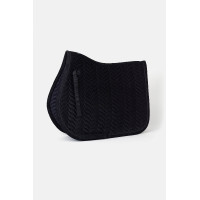 Manta de silla Horze Velvet Wave unisex Odisea marina Azul marino