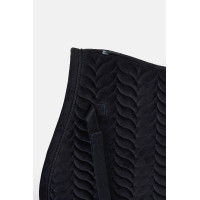 Manta de silla Horze Velvet Wave unisex Odisea marina Azul marino