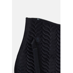 Manta de silla Horze Velvet Wave unisex Odisea marina Azul marino