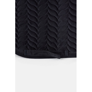Manta de silla Horze Velvet Wave unisex Odisea marina Azul marino
