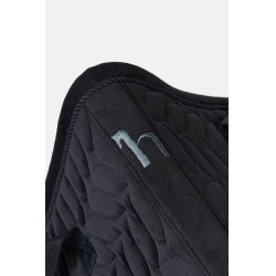 Manta de silla Horze Velvet Wave unisex Odisea marina Azul marino