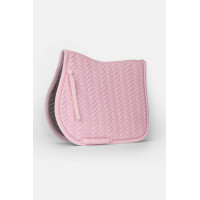 Manta de silla Horze Velvet Wave unisex Rosa pálido