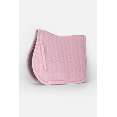 Manta de silla Horze Velvet Wave unisex Rosa pálido