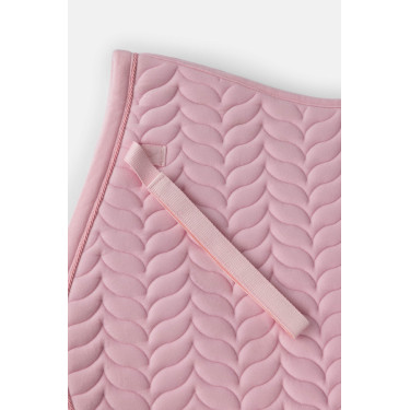 Manta de silla Horze Velvet Wave unisex Rosa pálido