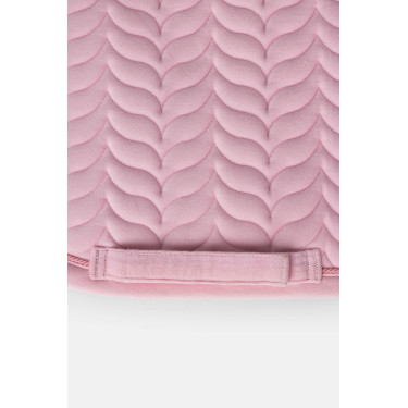 Manta de silla Horze Velvet Wave unisex Rosa pálido
