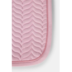 Manta de silla Horze Velvet Wave unisex Rosa pálido