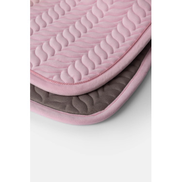 Manta de silla Horze Velvet Wave unisex Rosa pálido
