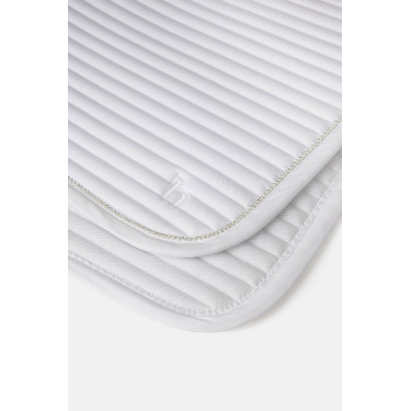 Manta de doma Horze Symphony Blanco / azul turquesa