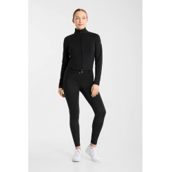 Chaqueta de entrenamiento perforada Horze Viveka para mujer Negro Chaqueta de entrenamiento perforada Horze Viveka para mujer Negro