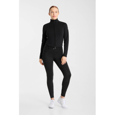 Chaqueta de entrenamiento perforada Horze Viveka para mujer Negro Chaqueta de entrenamiento perforada Horze Viveka para mujer Negro