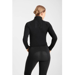 Chaqueta de entrenamiento perforada Horze Viveka para mujer Negro Chaqueta de entrenamiento perforada Horze Viveka para mujer Negro