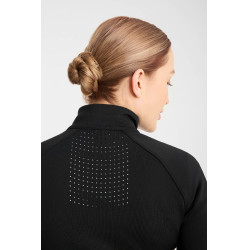 Chaqueta de entrenamiento perforada Horze Viveka para mujer Negro Chaqueta de entrenamiento perforada Horze Viveka para mujer Negro