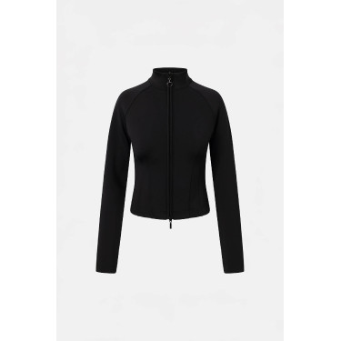 Chaqueta de entrenamiento perforada Horze Viveka para mujer Negro Chaqueta de entrenamiento perforada Horze Viveka para mujer Negro