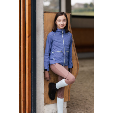Chaqueta de concurso forrada Yona para niño/a Mañana de terciopelo Azul