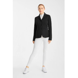 Chaqueta de concurso Horze Gisela perforada para mujer Negro