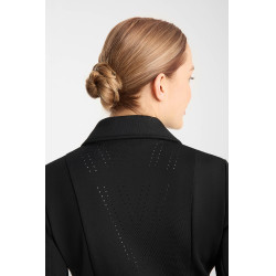 Chaqueta de concurso Horze Gisela perforada para mujer Negro