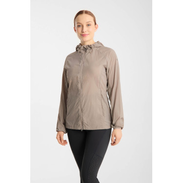Chaqueta Horze Adelyn para mujer con protección antiinsectos Ambiente Beige