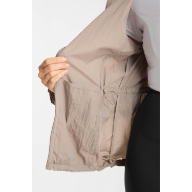 Chaqueta Horze Adelyn para mujer con protección antiinsectos Ambiente Beige