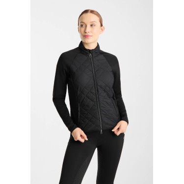 Chaqueta híbrida para mujer Horze Adelle Negro Chaqueta híbrida para mujer Horze Adelle Negro