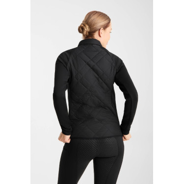 Chaqueta híbrida para mujer Horze Adelle Negro Chaqueta híbrida para mujer Horze Adelle Negro