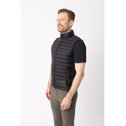 Chaleco de Equitación Acolchado Ultra Ligero para Hombre Simon Gris antracita oscuro Chaleco de Equitación Acolchado Ultra Ligero para Hombre Simon Gris antracita oscuro
