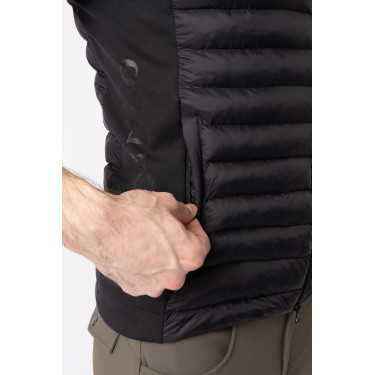 Chaleco de Equitación Acolchado Ultra Ligero para Hombre Simon Gris antracita oscuro Chaleco de Equitación Acolchado Ultra Ligero para Hombre Simon Gris antracita oscuro