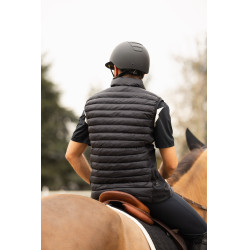 Chaleco de Equitación Acolchado Ultra Ligero para Hombre Simon Gris antracita oscuro Chaleco de Equitación Acolchado Ultra Ligero para Hombre Simon Gris antracita oscuro