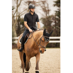 Chaleco de Equitación Acolchado Ultra Ligero para Hombre Simon Gris antracita oscuro Chaleco de Equitación Acolchado Ultra Ligero para Hombre Simon Gris antracita oscuro