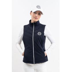 Chaleco sin mangas Harcour Pola mujer marine/blanc Azul