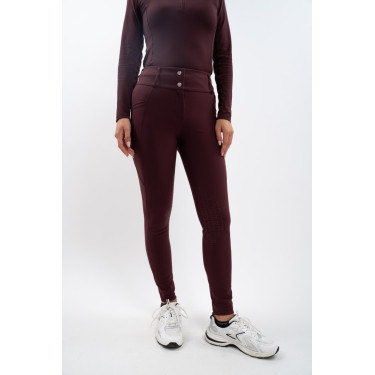 Pantalón de equitación Luce Harcour Berenjena Burdeos