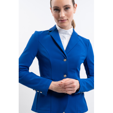 Chaqueta de concurso Harcour Aura mujer Azul eléctrico
