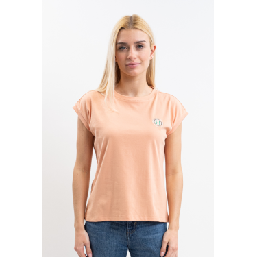 Camiseta Harcour Tchaka mujer Albacoque Naranja