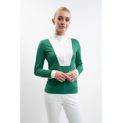 Polo de concurso Harcour Praga mujer Verde esmeralda