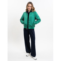 Chaqueta bomber Boecia Harcour Verde esmeralda