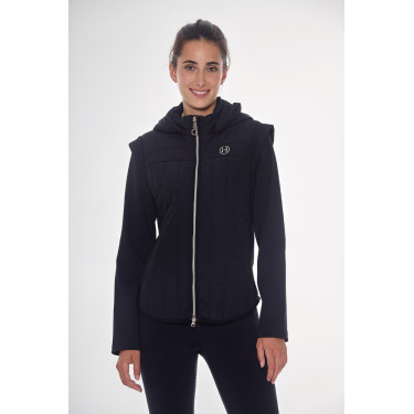 Chaqueta bicolor Harcour Hadar mujer Negro