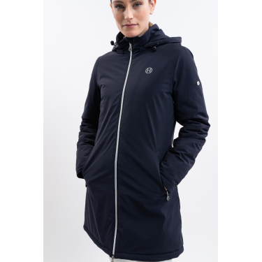 Parka larga Harcour Robertah mujer Marino Azul marino